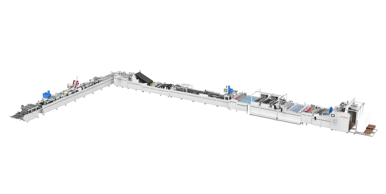 CMAL1400 automatic luxury paper bag production line