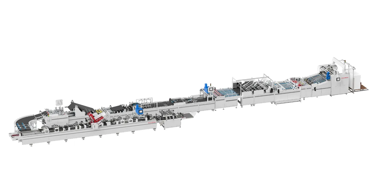 CMAU1400 automatic luxury paper bag production line